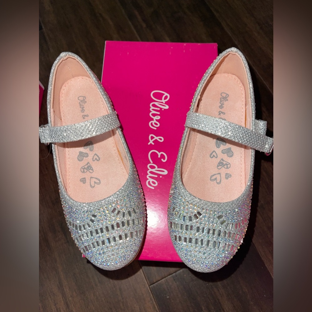 Olive & Edie Lil Glitzie Mary Jane Flat - Kids (Toddler Size 9) - NEW!